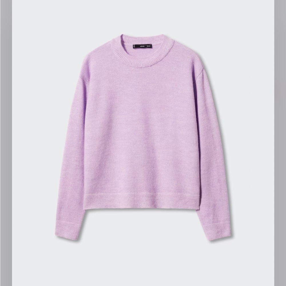 Mango Wool-blend knit sweater